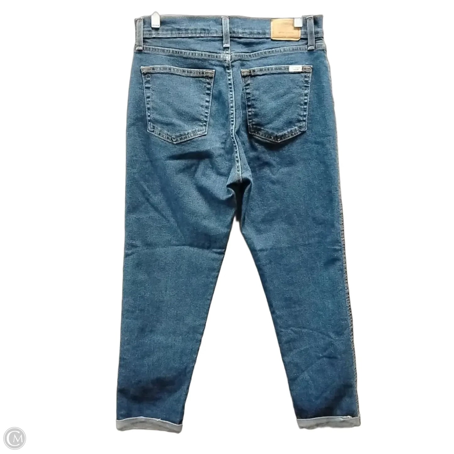 Jeans Cropped By Levis In Blue Denim, Size: 4