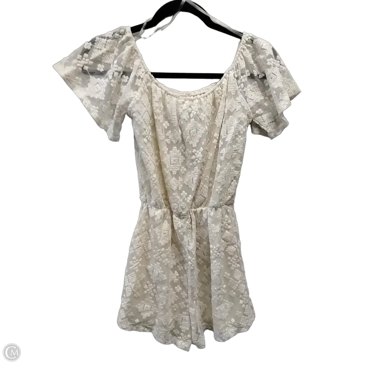 Romper By Everly In Cream, Size: S