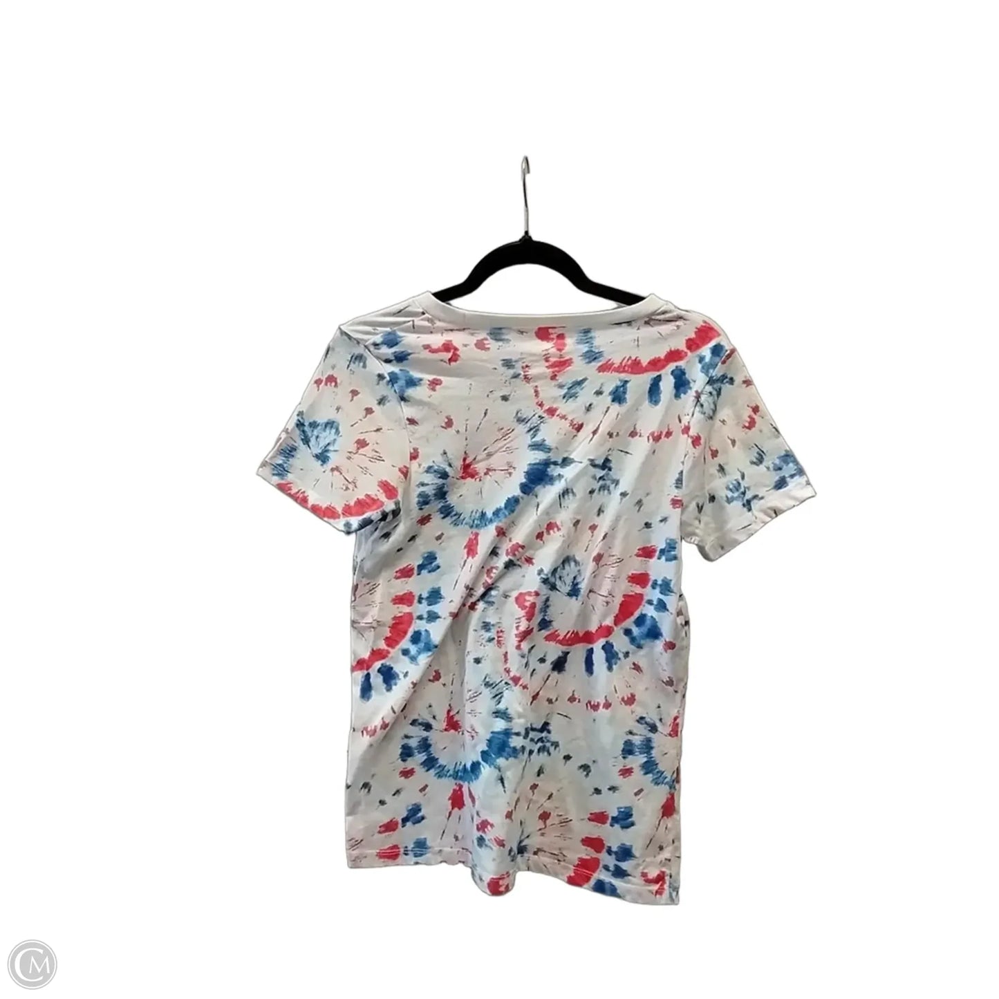 Top Short Sleeve By Grayson In Blue Red & White, Size: S
