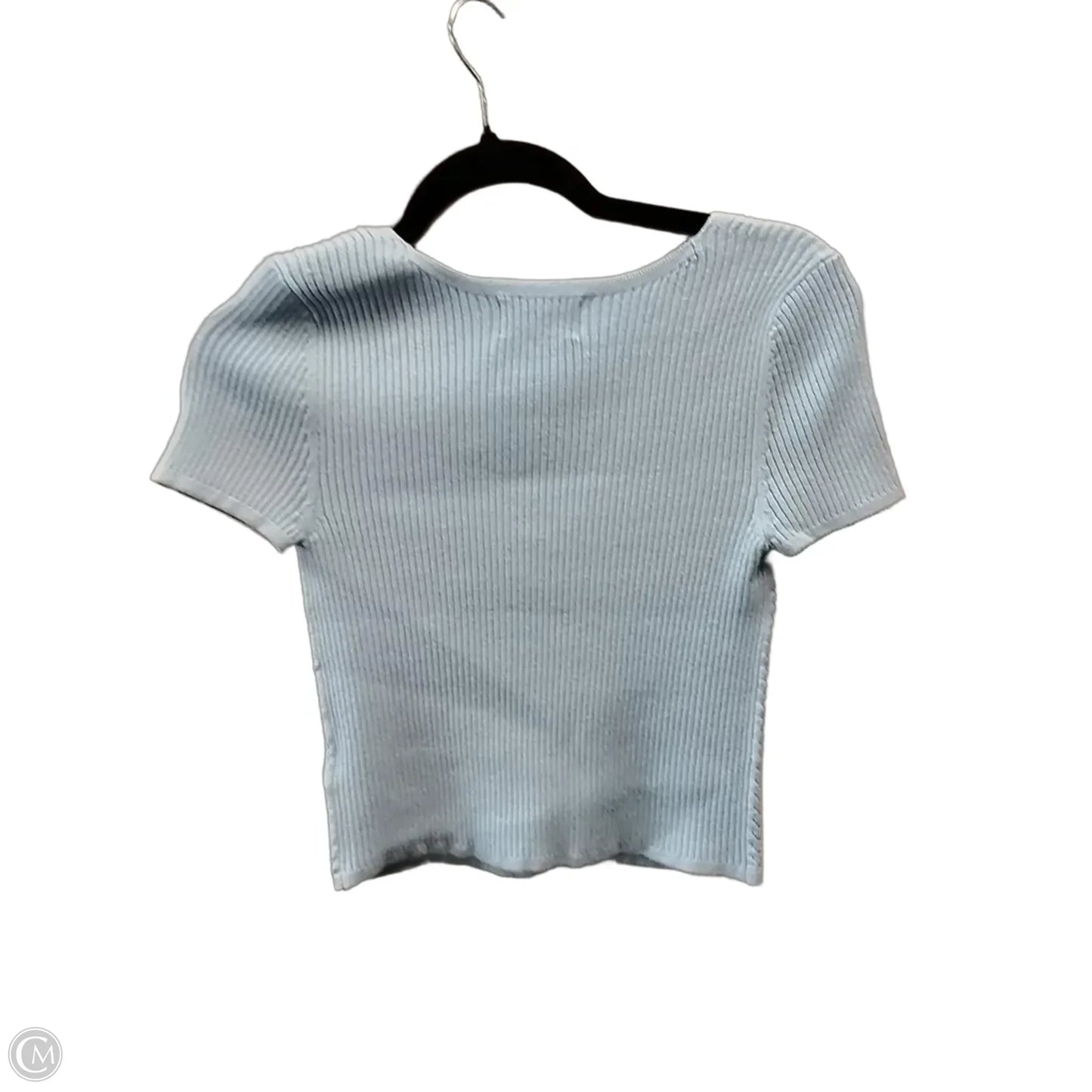 Top Short Sleeve By Clothes Mentor In Blue, Size: M