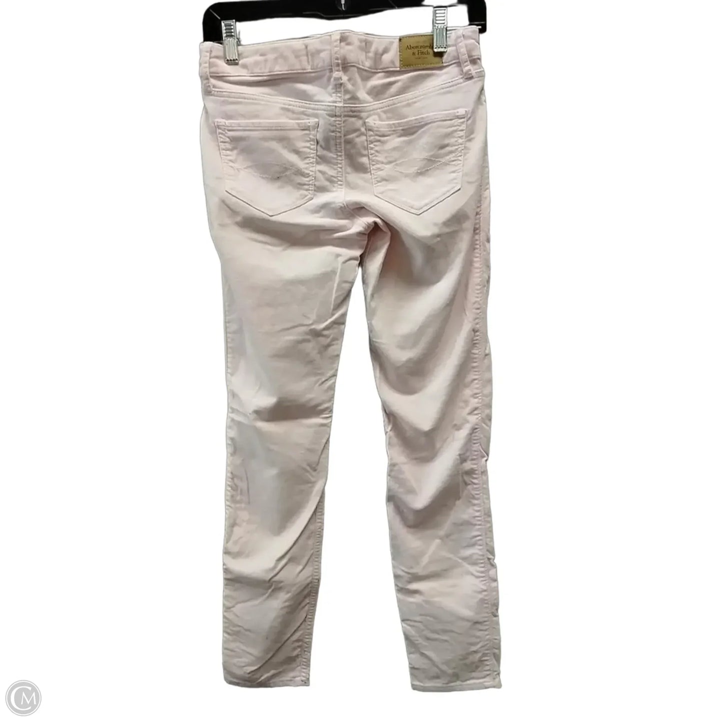 Jeans Skinny By Abercrombie And Fitch In Pink, Size: 0