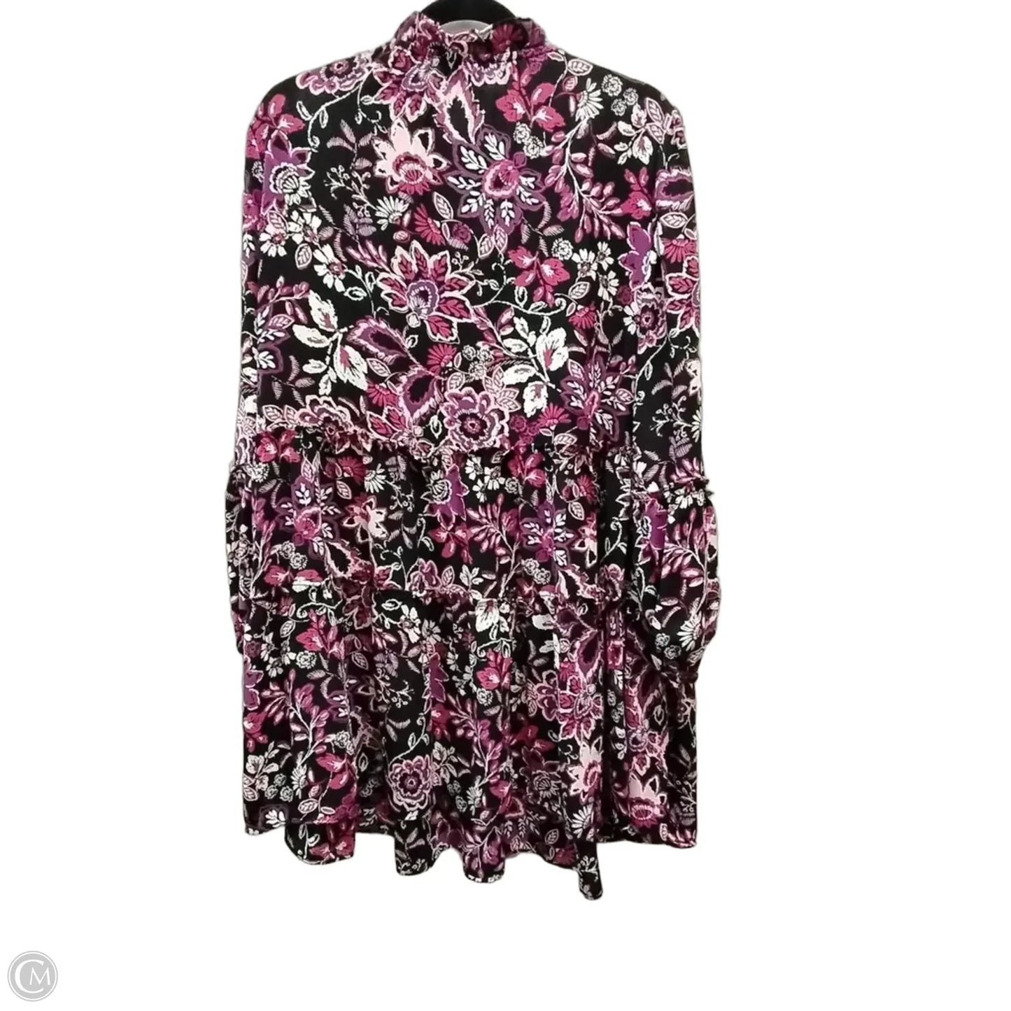 Dress Casual Midi By Emma And Michele In Black & Pink, Size: 12
