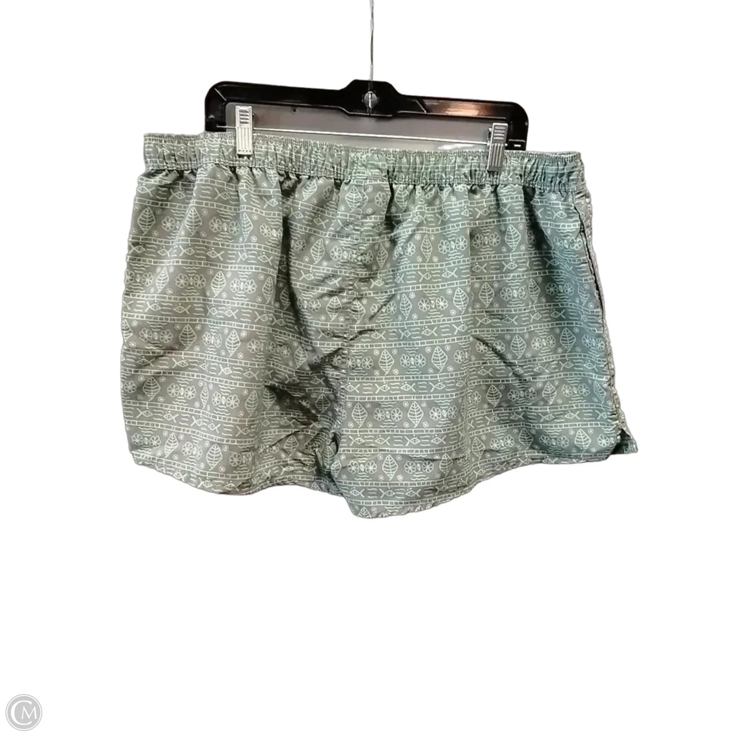 Shorts By State Of Mine In Green & Grey, Size: 2x