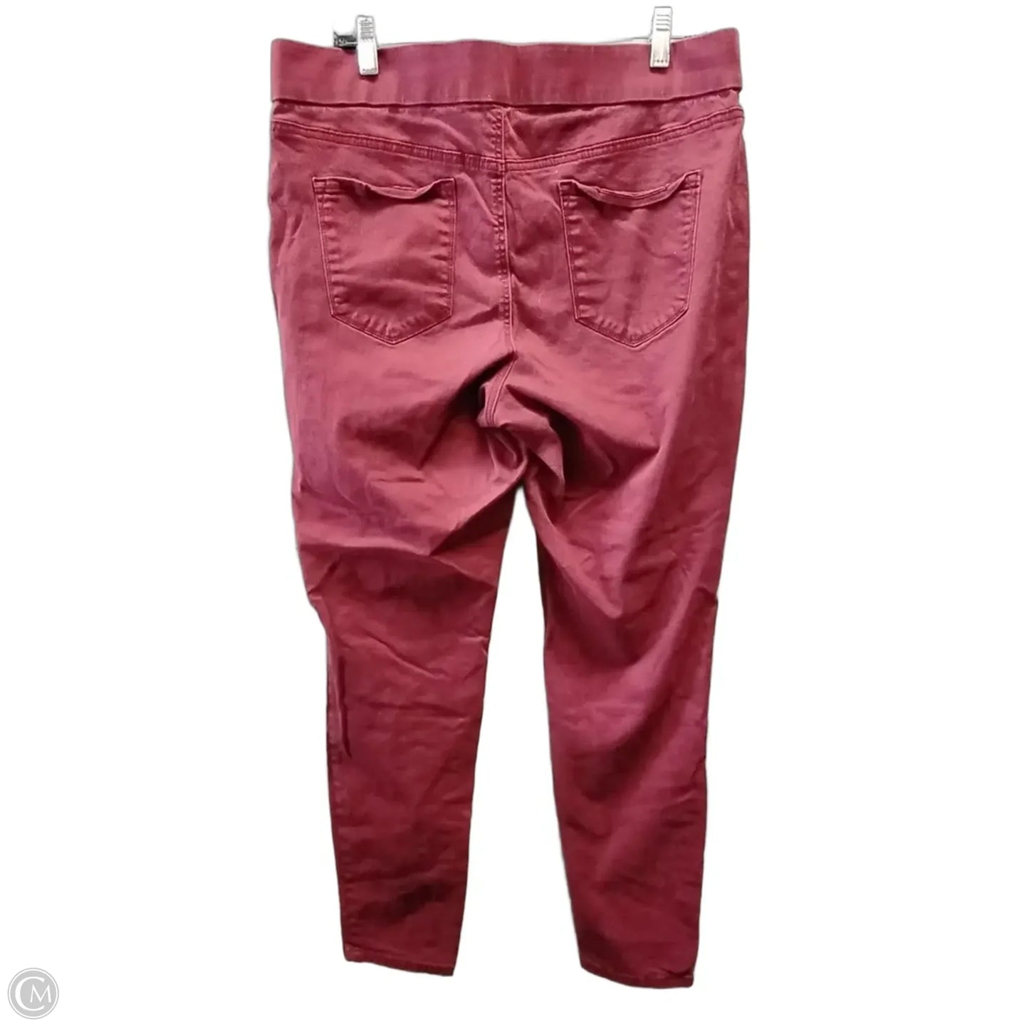 Jeans Skinny By Nine West In Red Denim, Size: 16
