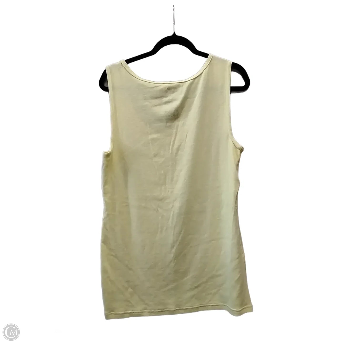 Top Sleeveless By Faded Glory In Yellow, Size: 3x