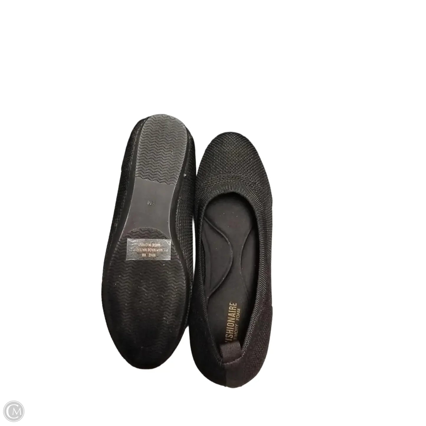 Shoes Flats By Clarks In Black, Size: 6