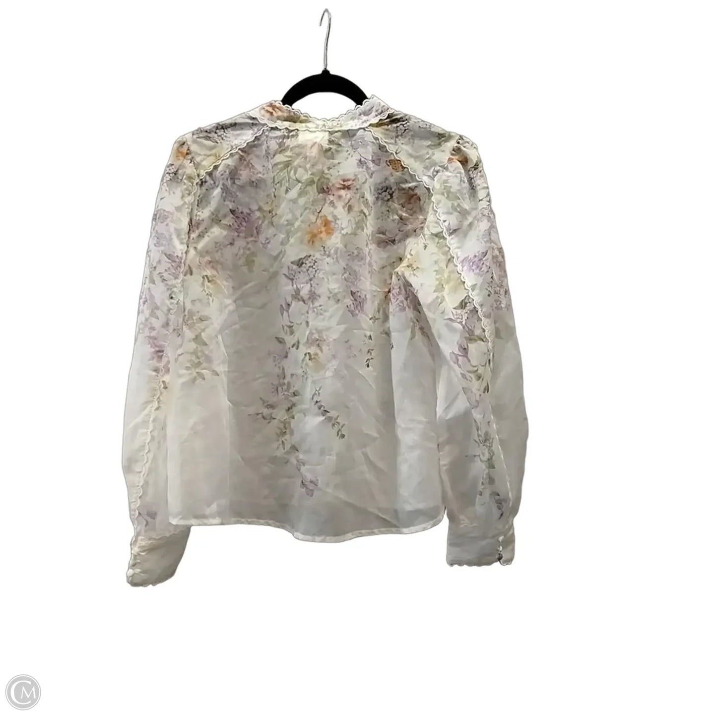 Top Long Sleeve By Bailey 44 In Floral Print, Size: M