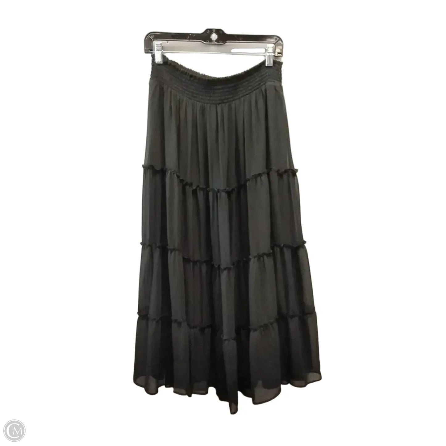 Skirt Maxi By Investments In Black, Size: M