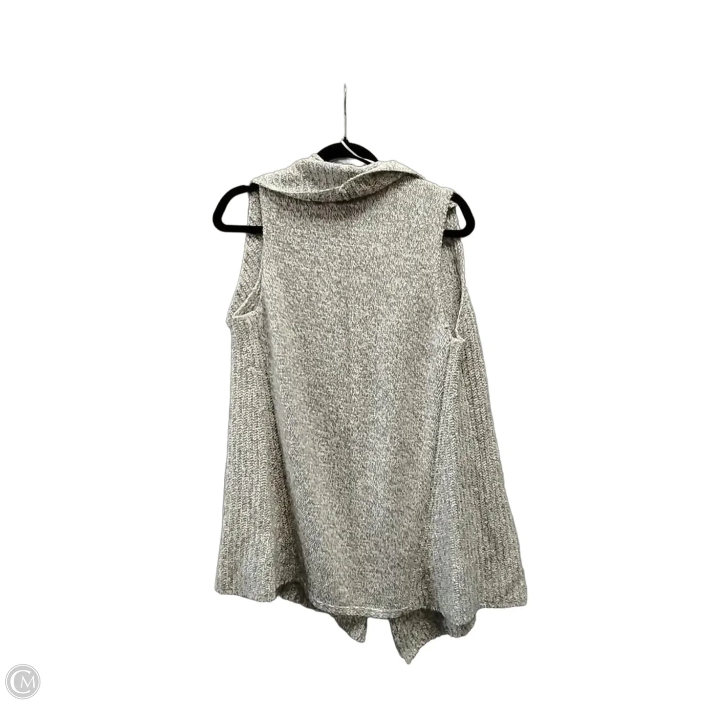 Sweater Cardigan By Loft In Cream, Size: L
