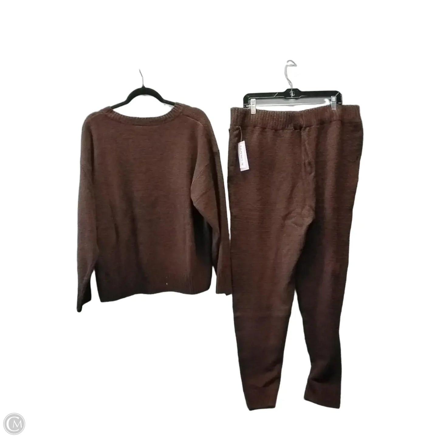 Sweater 2pc By Joyspun In Brown, Size: Xl