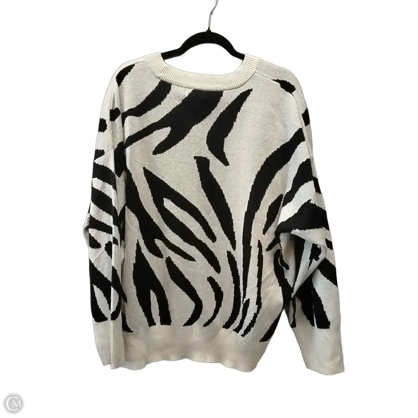 Sweater By Calvin Klein In Animal Print, Size: Xl