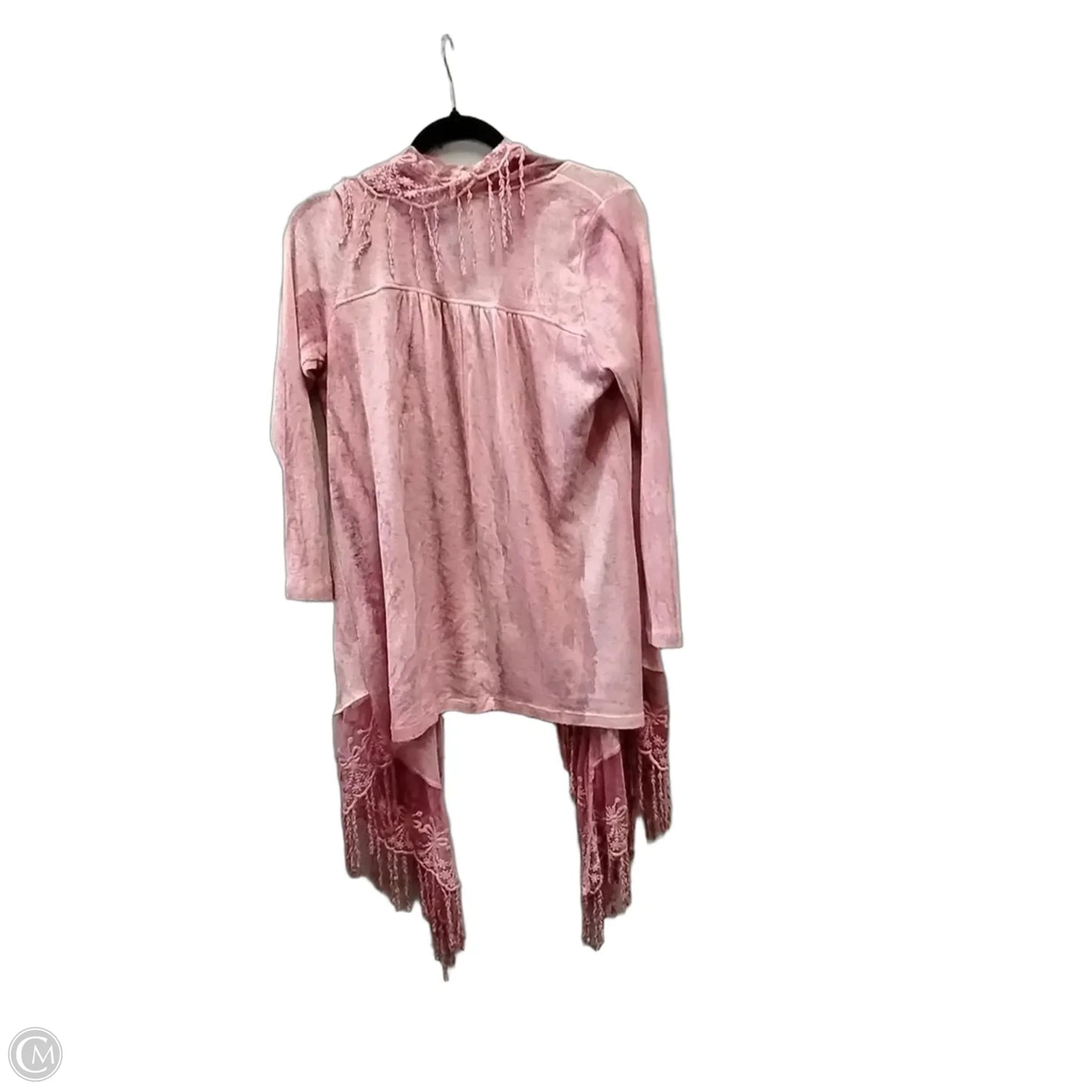Cardigan By One World In Pink, Size: M