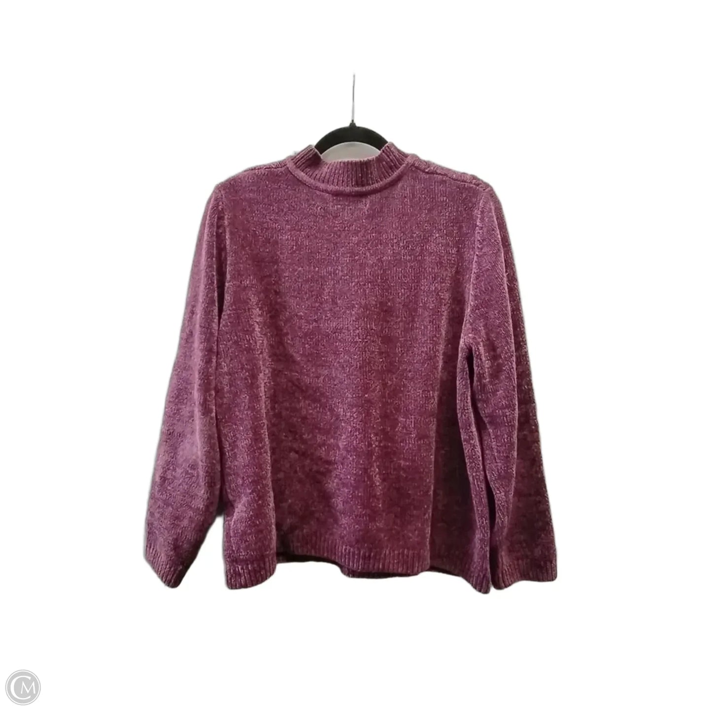 Sweater By Alfred Dunner In Mauve, Size: L