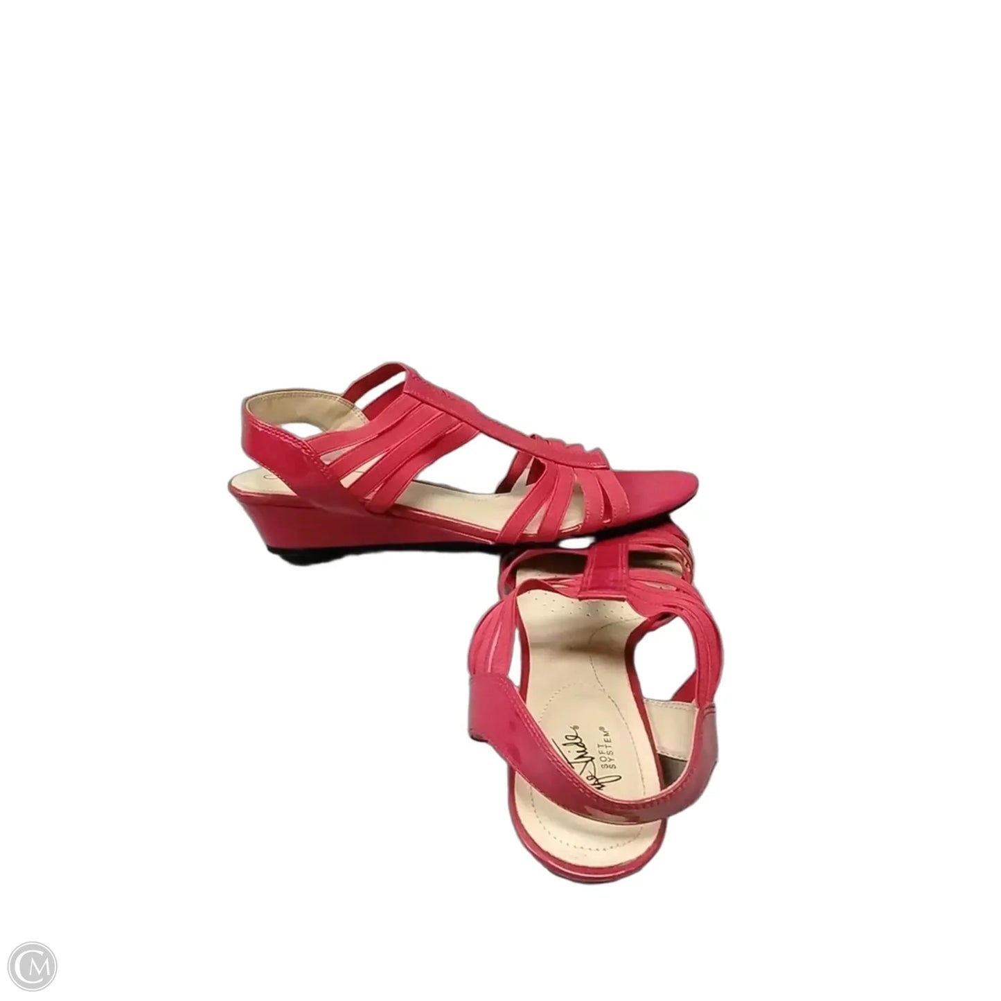 Shoes Heels Wedge By Life Stride In Red, Size: 9