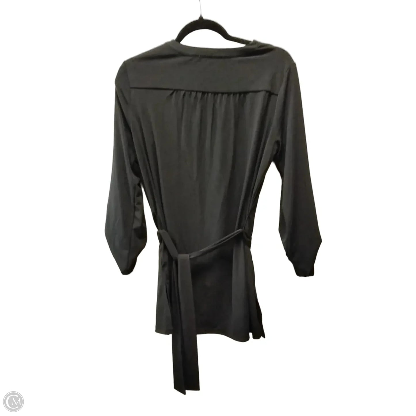 Top Long Sleeve Designer By Michael Kors In Black, Size: M