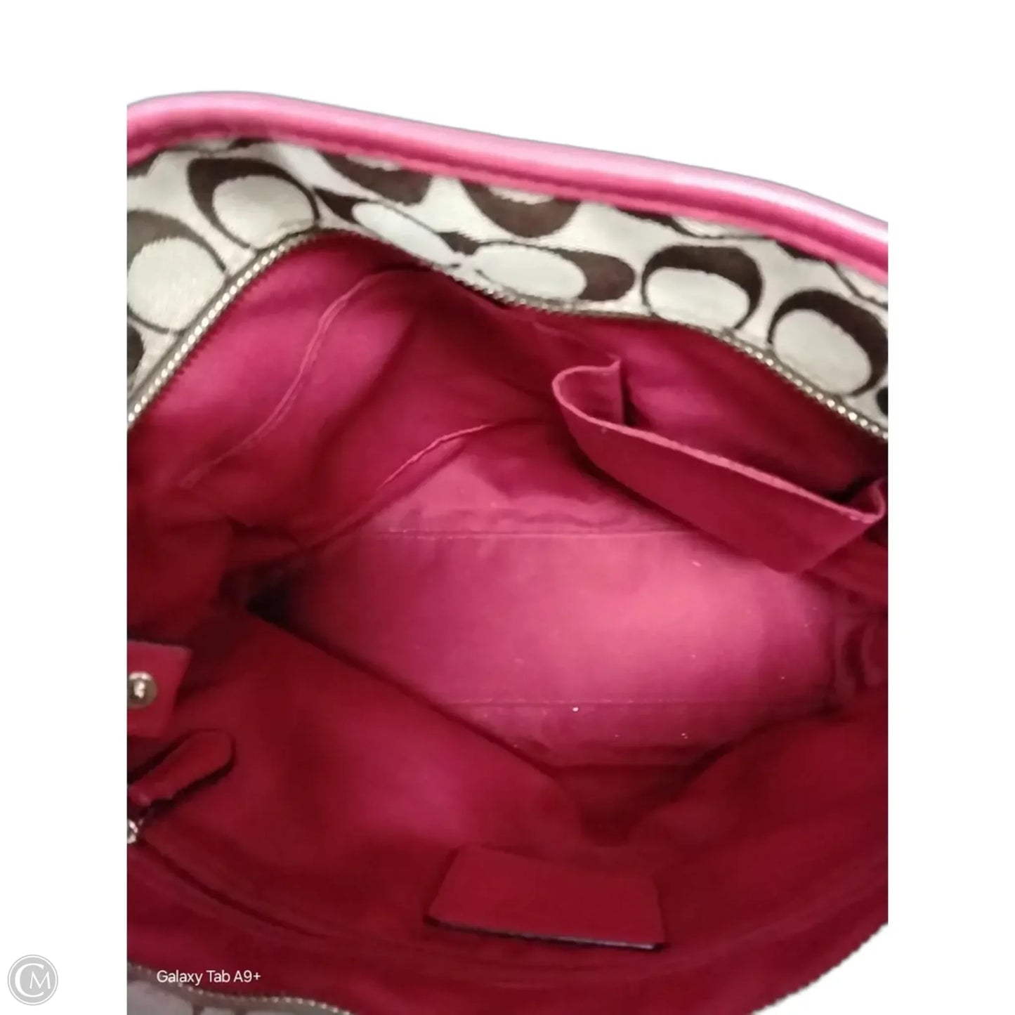 Handbag Designer By Coach, Size: Medium