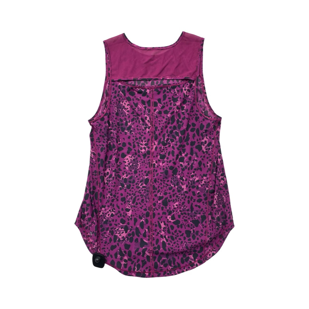 Athletic Tank Top By Lululemon In Animal Print, Size:L