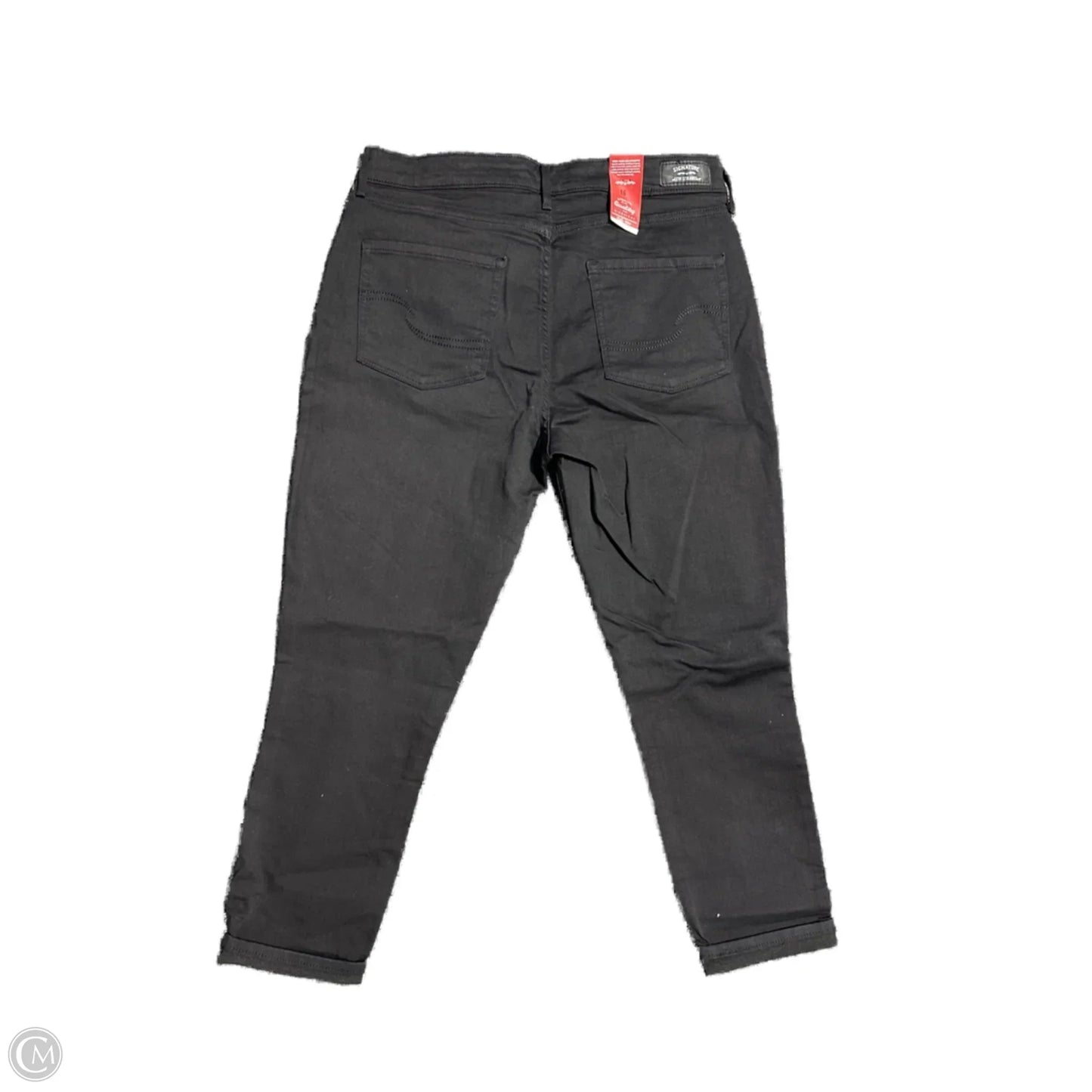 Jeans Jeggings By Levis In Black Denim, Size: 16