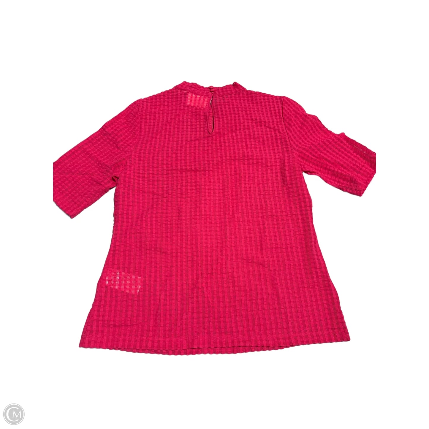 Top Short Sleeve By Maeve In Pink, Size: M