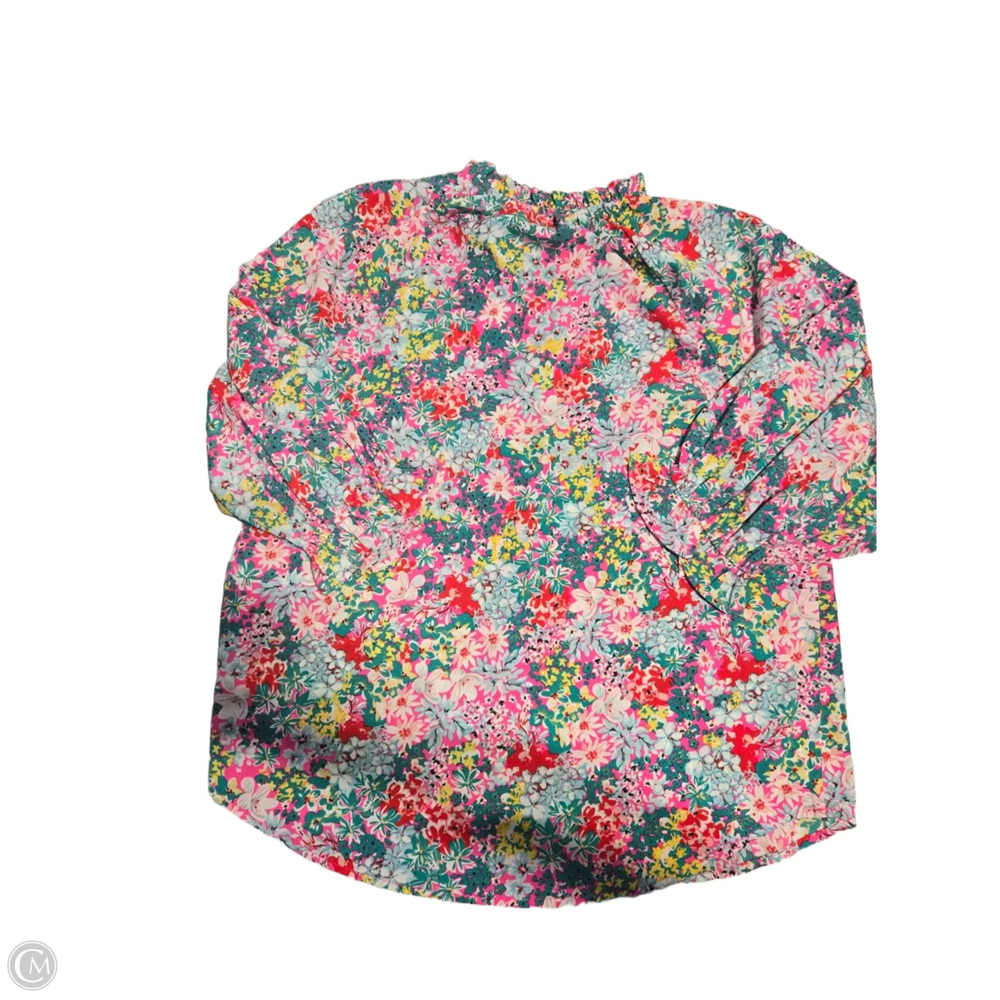 Top Long Sleeve By Jodifl In Floral Print, Size: S