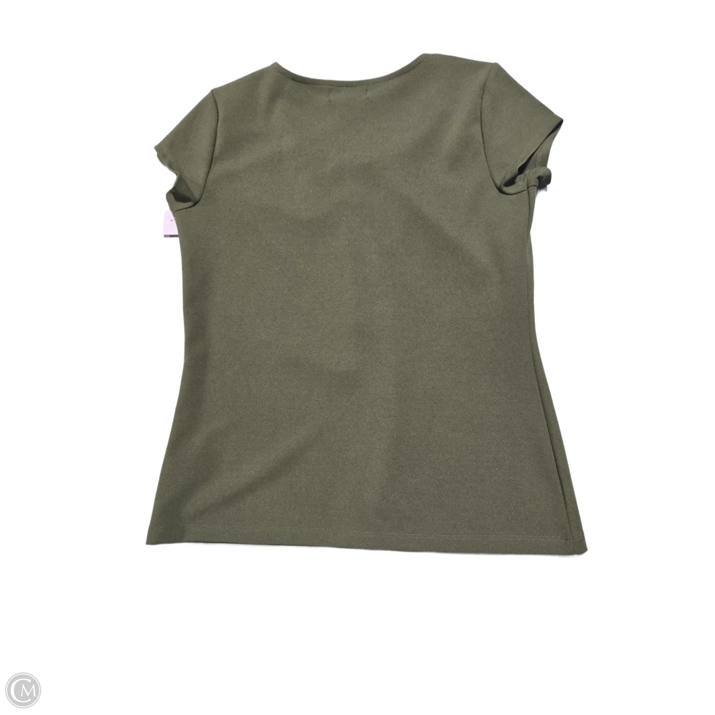 Top Short Sleeve Basic By Liz Claiborne In Green, Size: S