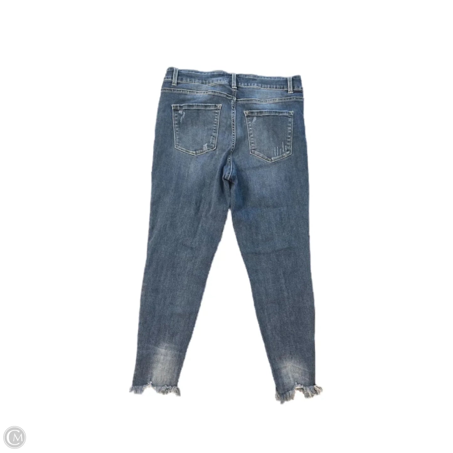 Jeans Skinny By Flying Monkey In Blue Denim, Size: 16