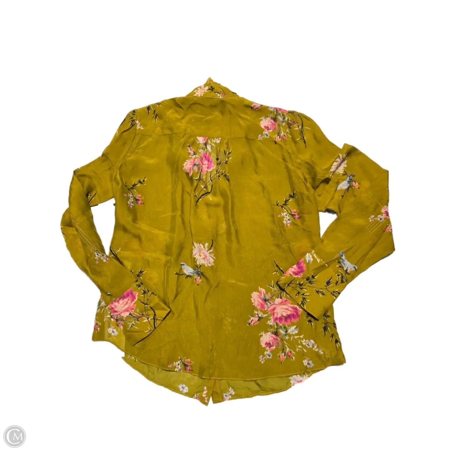 Top Long Sleeve By Joie In Yellow, Size: Xs