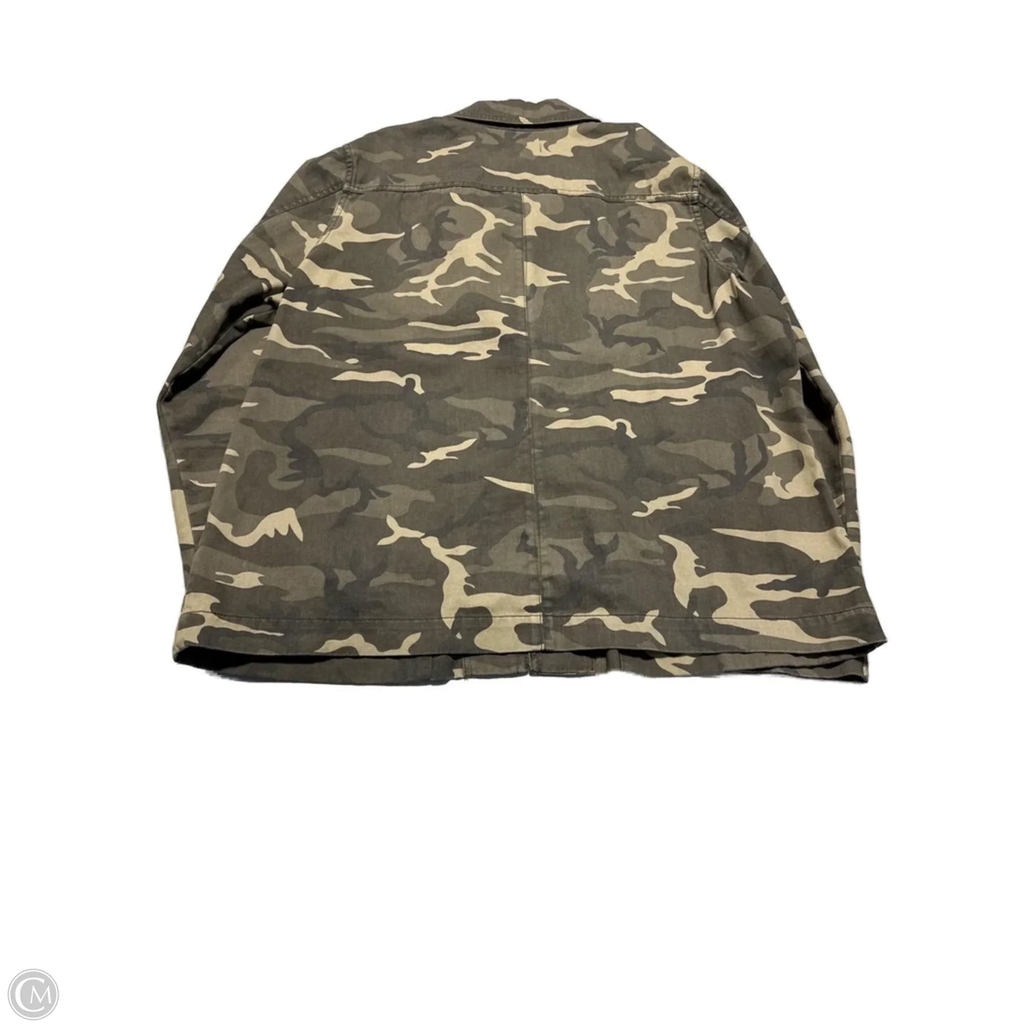 Jacket Shirt By Democracy In Camouflage Print, Size: Xl