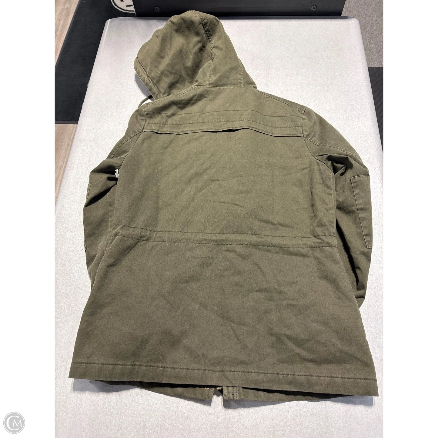 Jacket Shirt By Lucky Brand In Green, Size: S