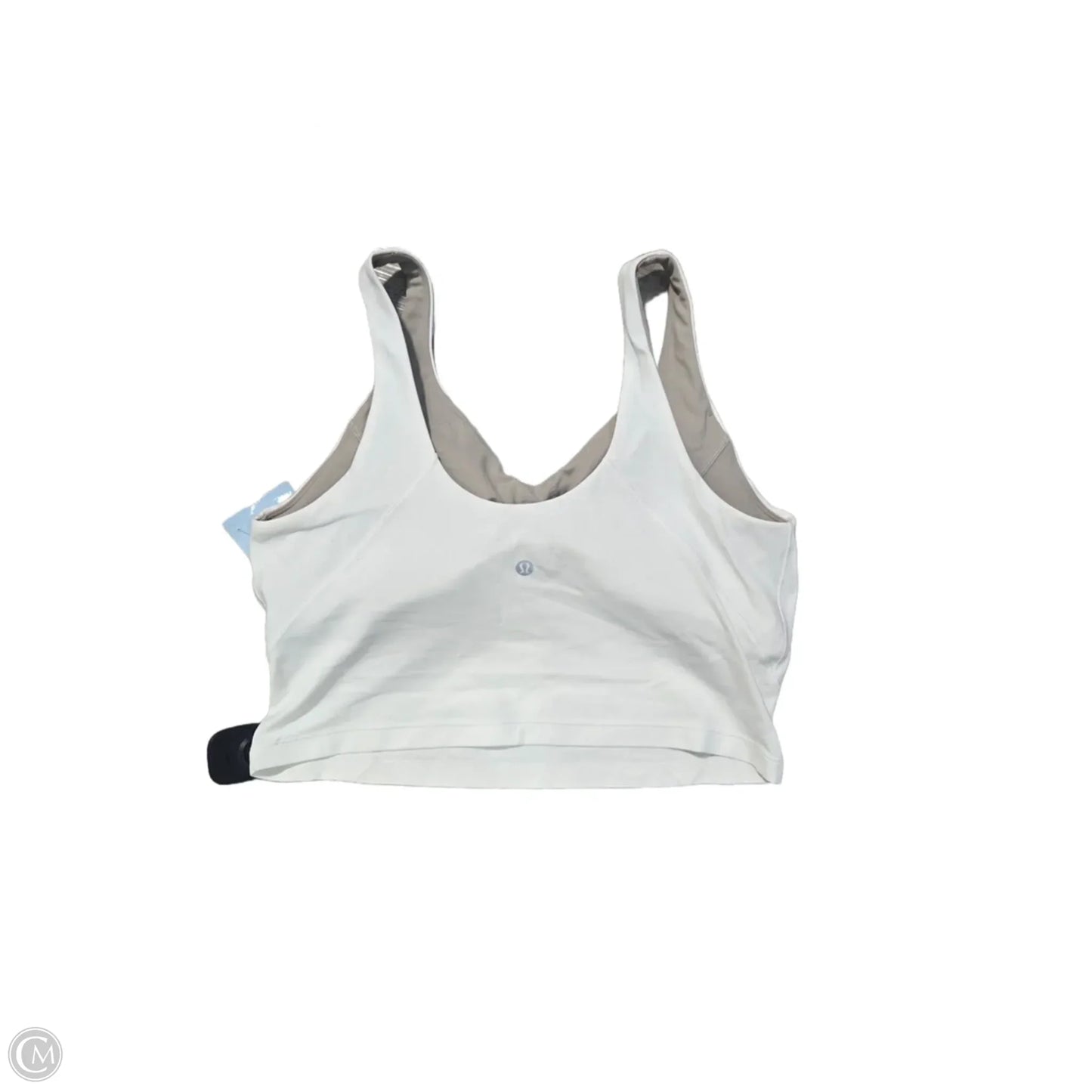 Athletic Tank Top By Lululemon In White, Size: 12