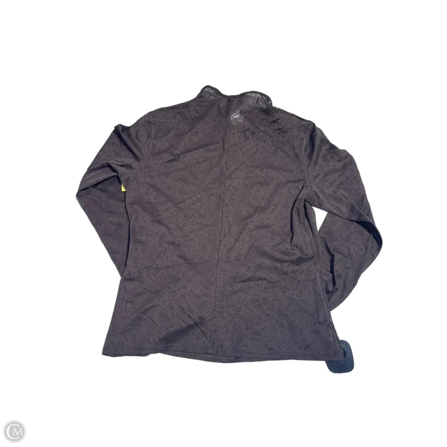 Top Long Sleeve By Lululemon In Brown, Size: M