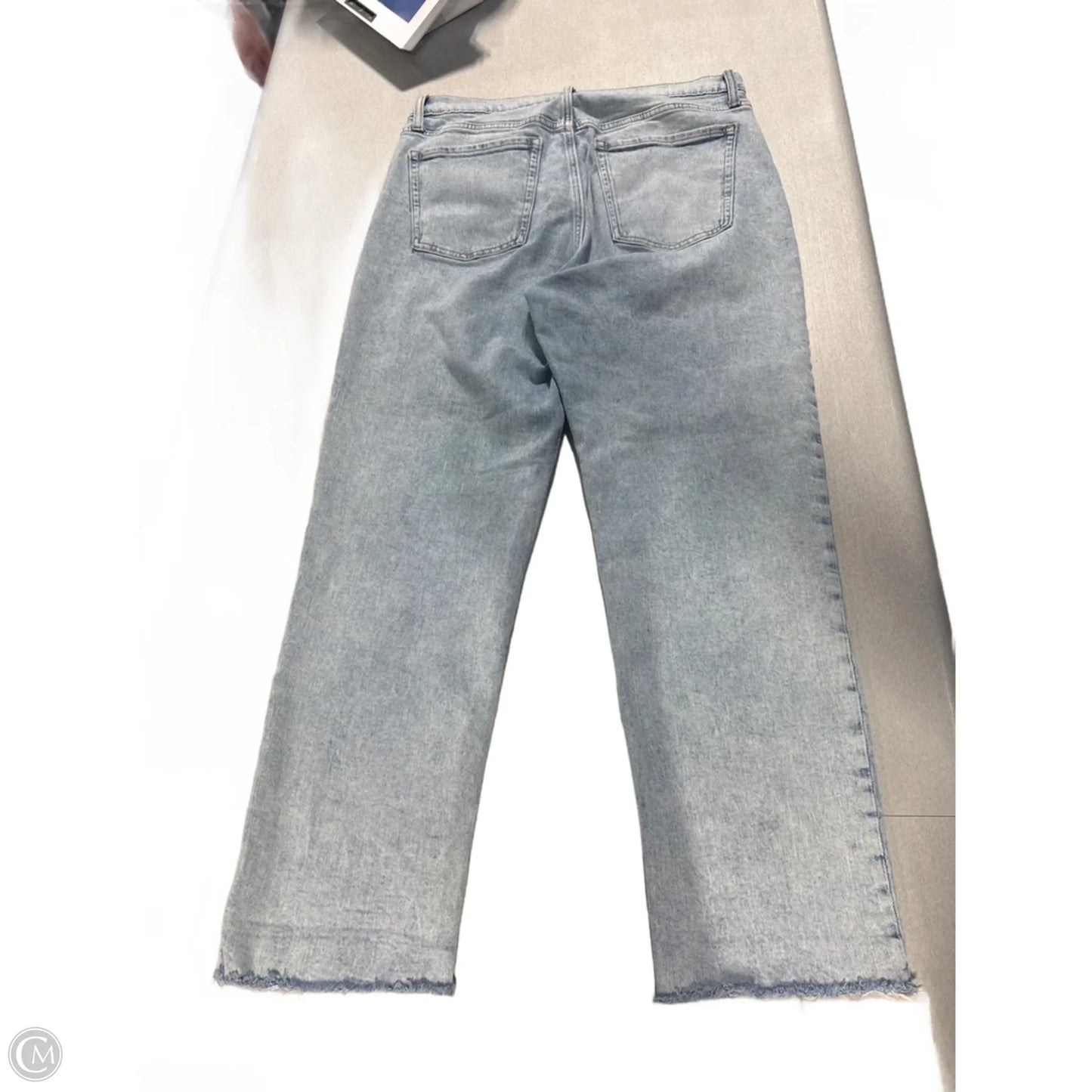 Jeans Straight By Old Navy In Blue Denim, Size: 12