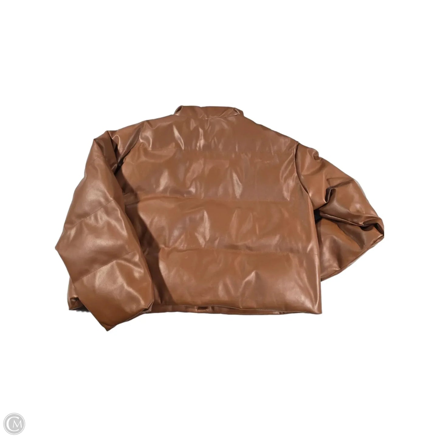 Coat Puffer & Quilted By A New Day In Brown, Size: Xl