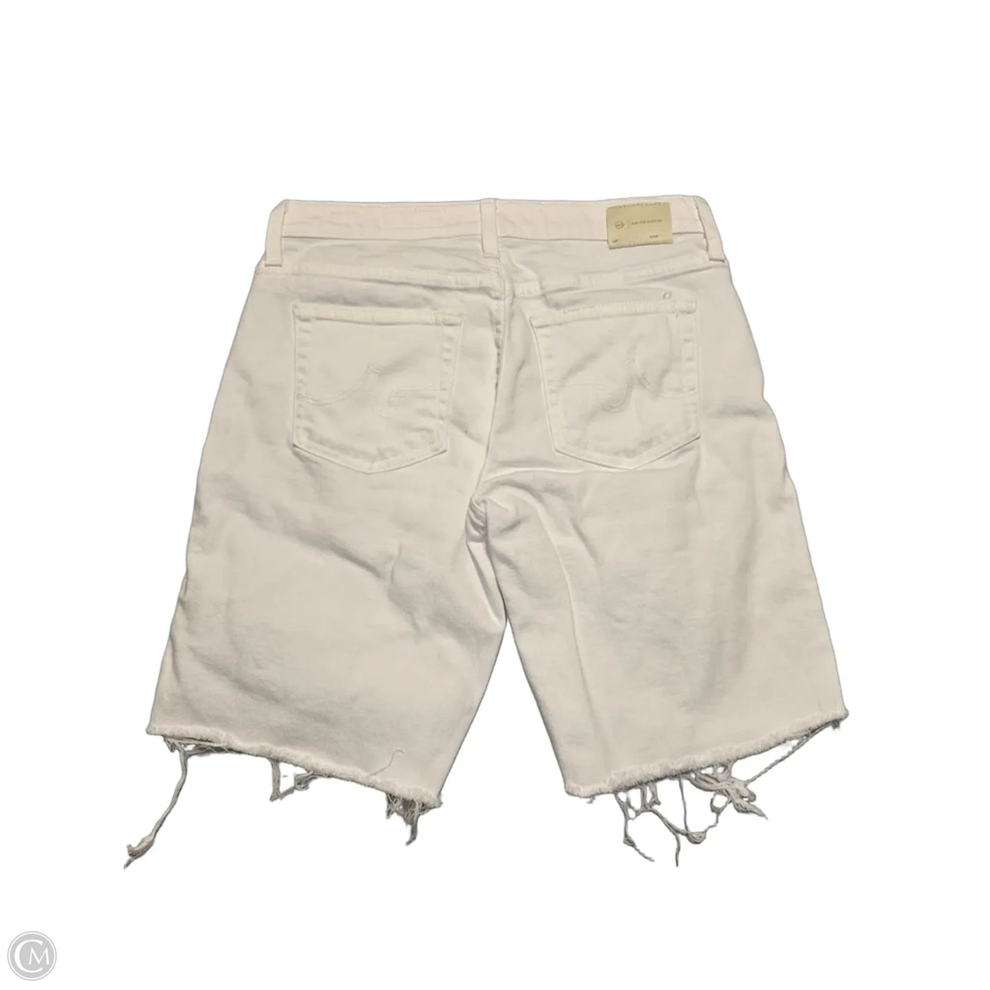 Shorts By Ag Jeans In White Denim, Size: 4