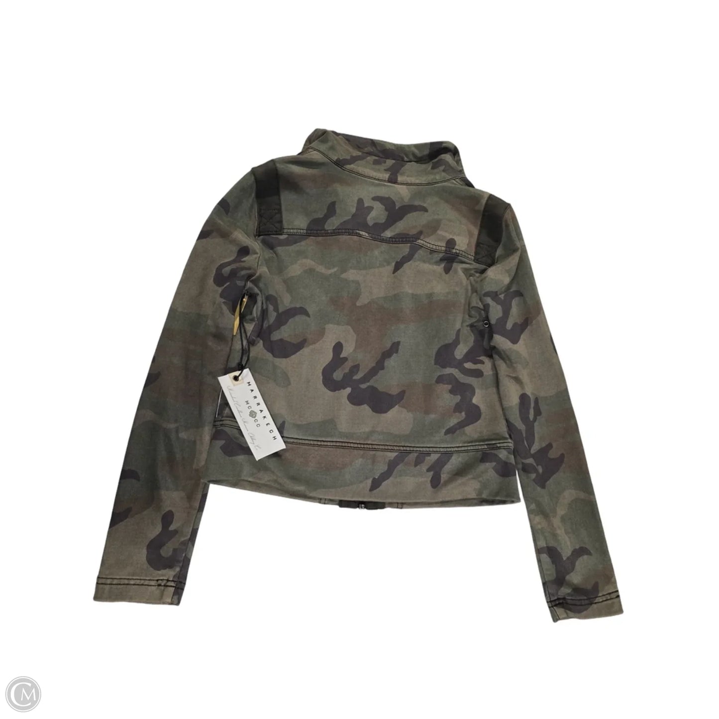 Jacket Moto By Marrakech In Camouflage Print, Size: S