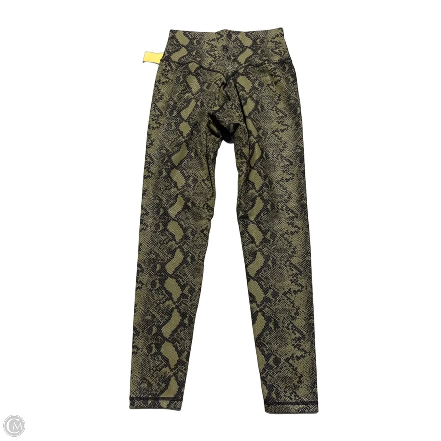 Athletic Leggings By Cmb In Snakeskin Print, Size: M
