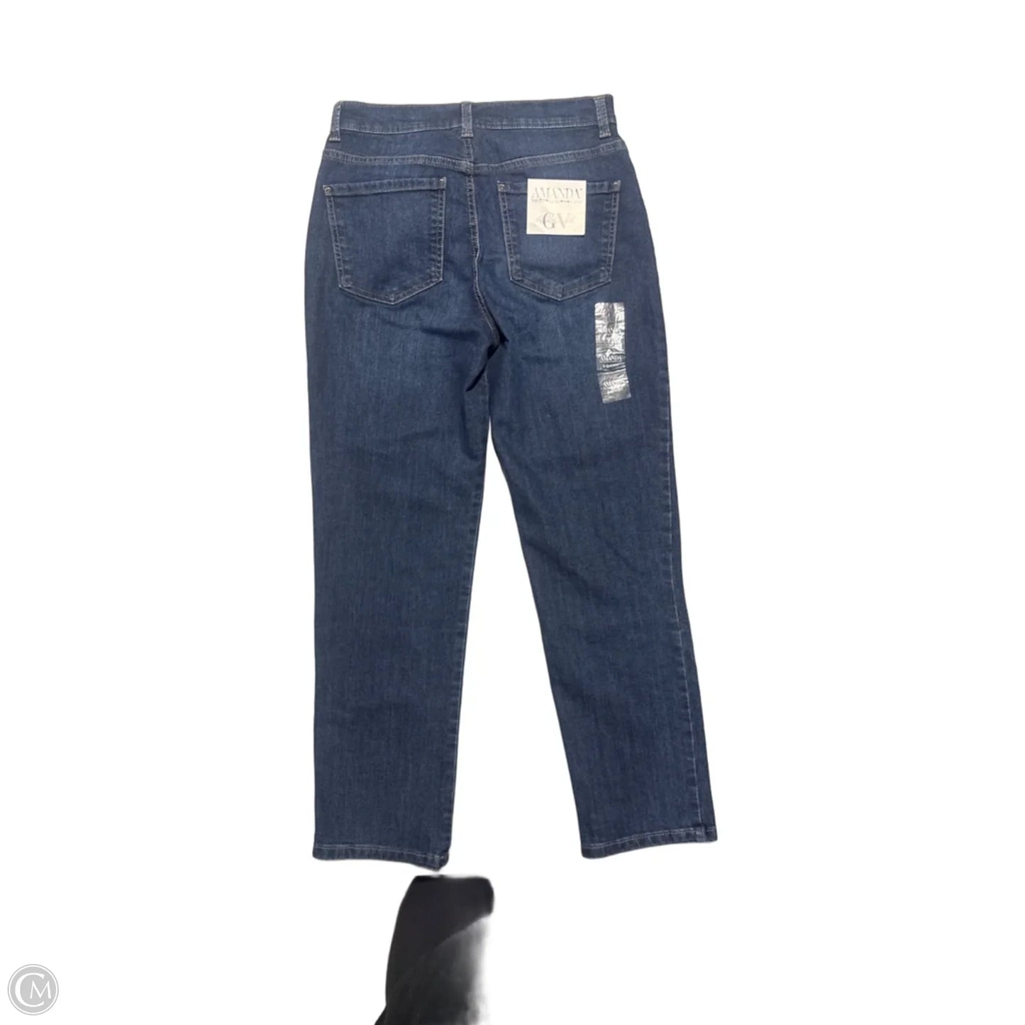 Jeans Straight By Gloria Vanderbilt In Blue Denim, Size: 8p