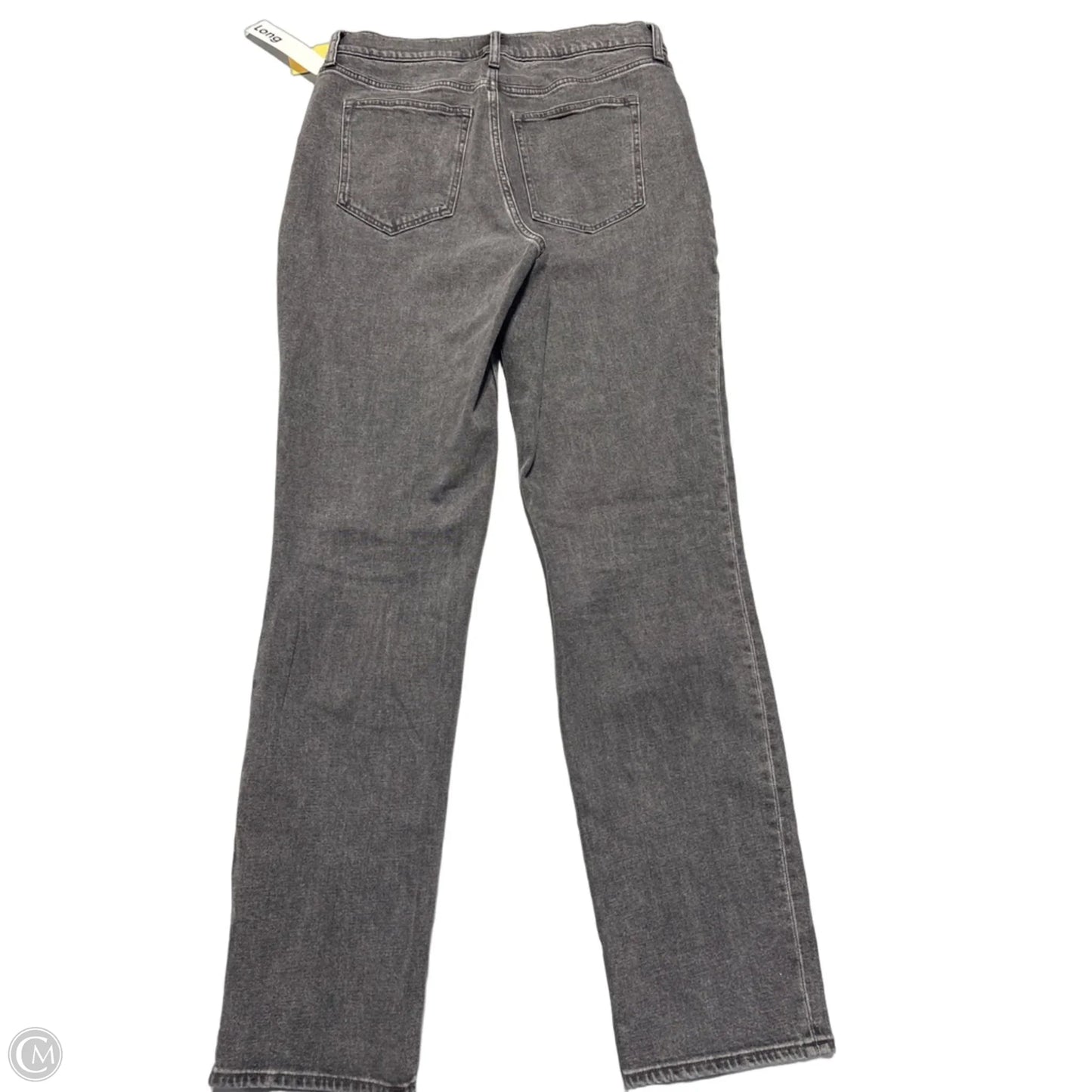 Jeans Straight By Abercrombie And Fitch In Black Denim, Size: 12l