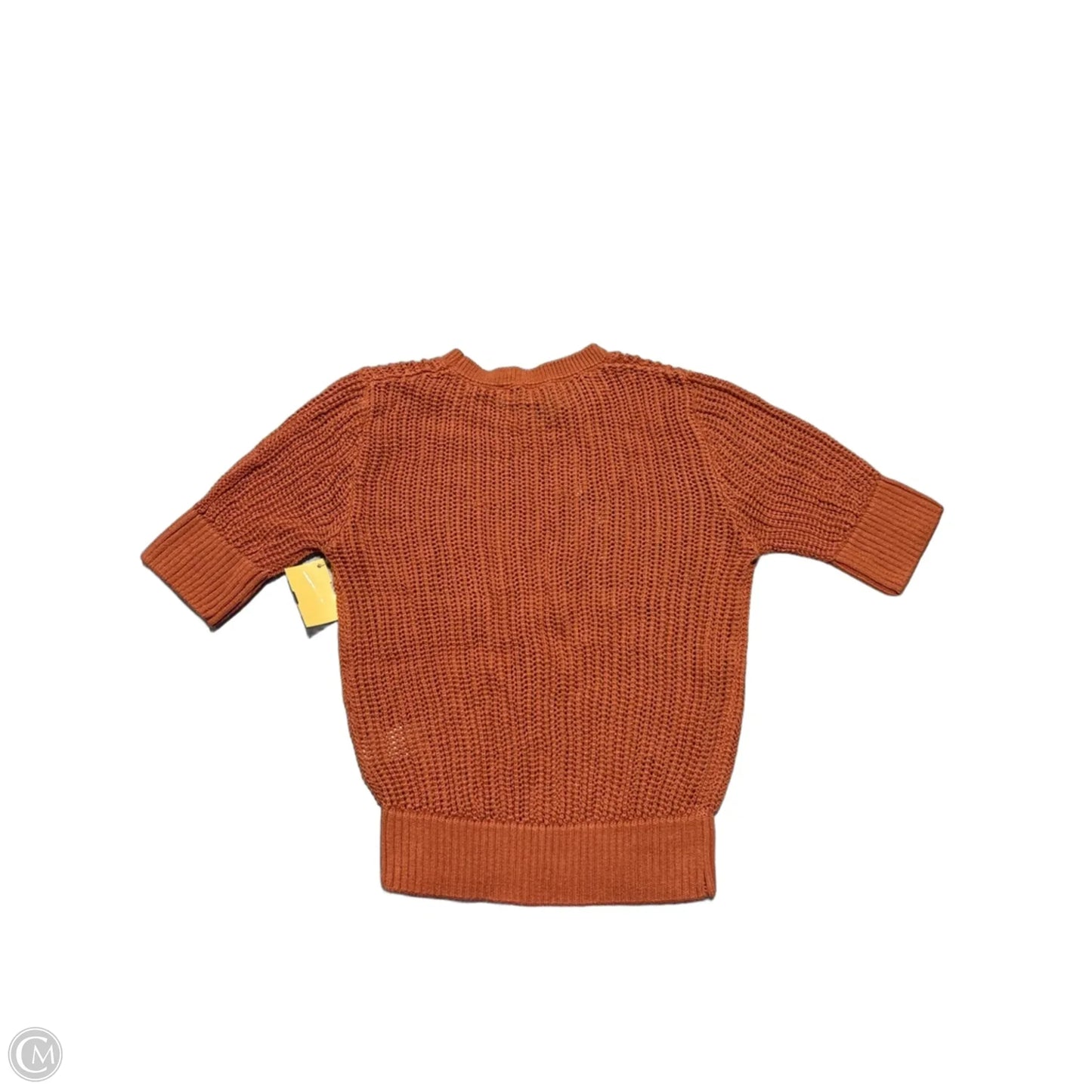 Top Short Sleeve By Double Zero In Brown, Size: S