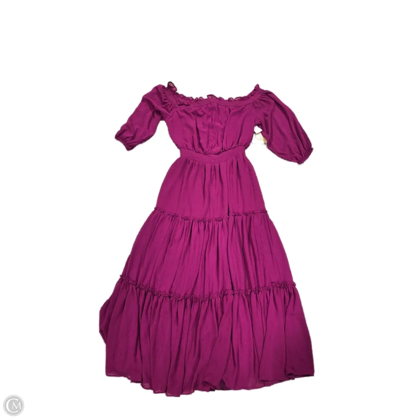 Dress Casual Maxi By Halogen In Maroon, Size: L