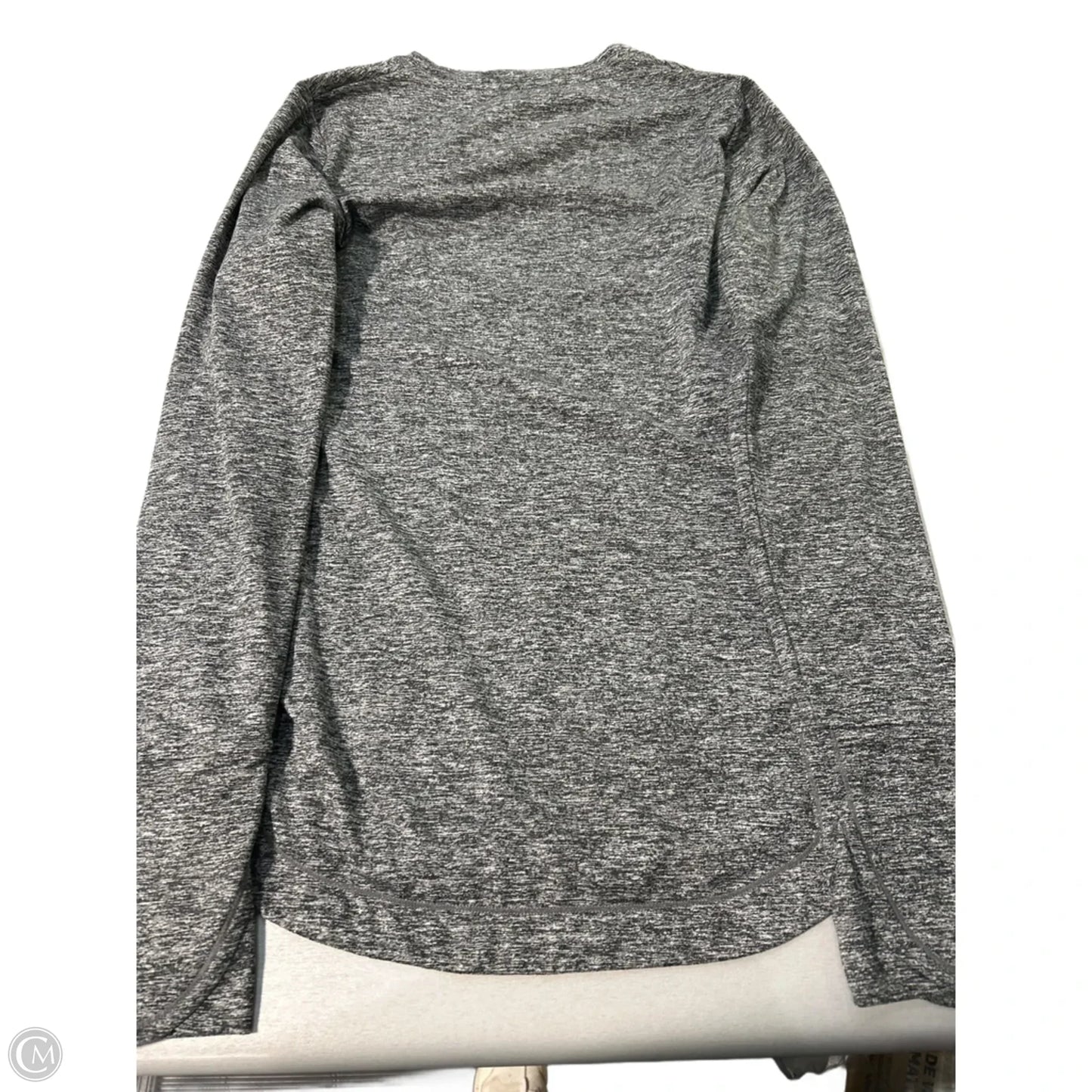 Athletic Top Long Sleeve Collar By Athleta In Black, Size: Xs
