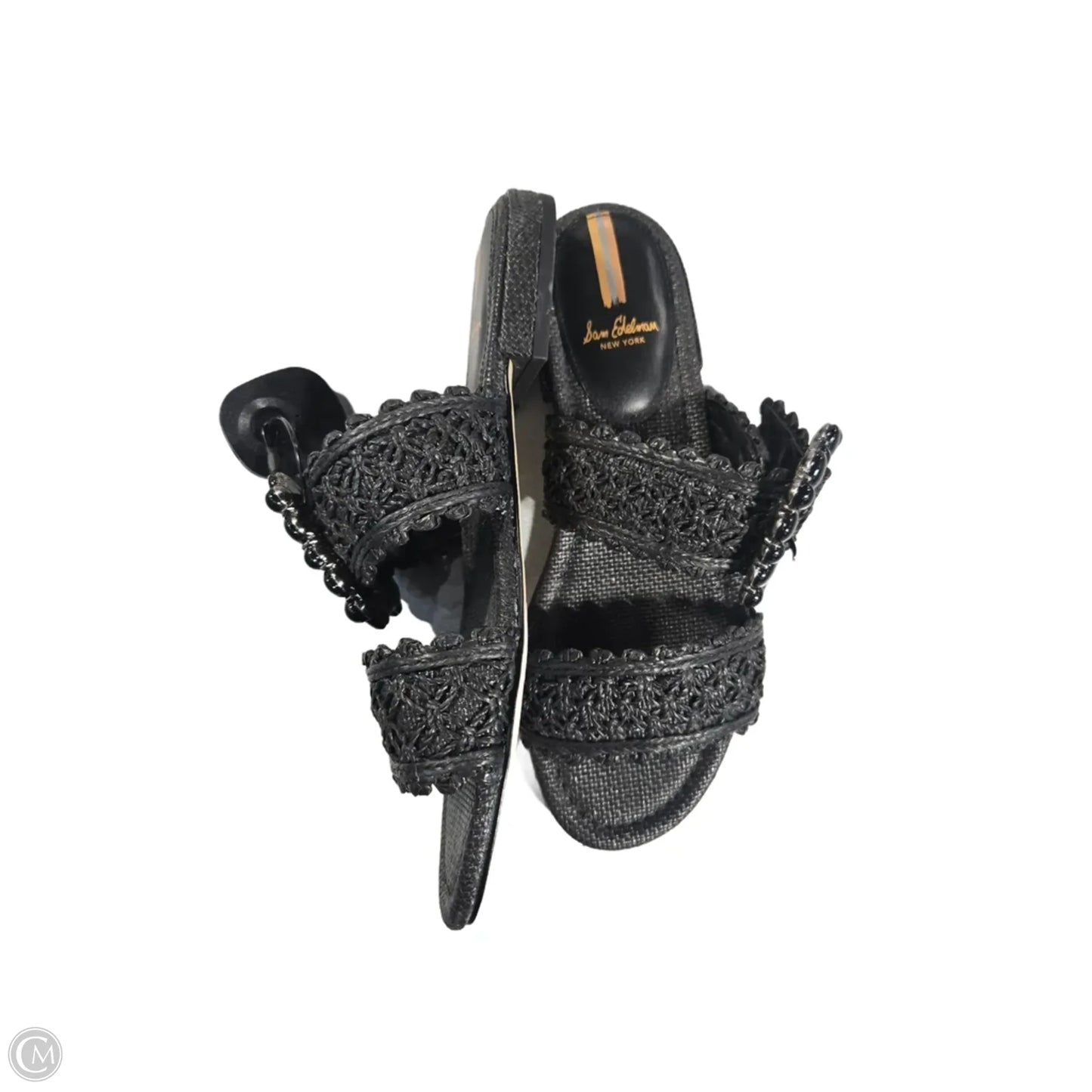 Sandals Flats By Sam Edelman In Black, Size: 8.5