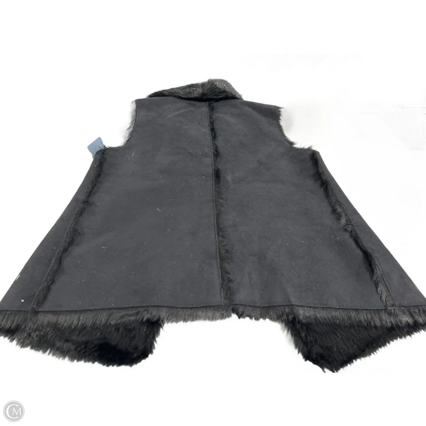Vest Faux Fur & Sherpa By Loft In Black, Size: Xs