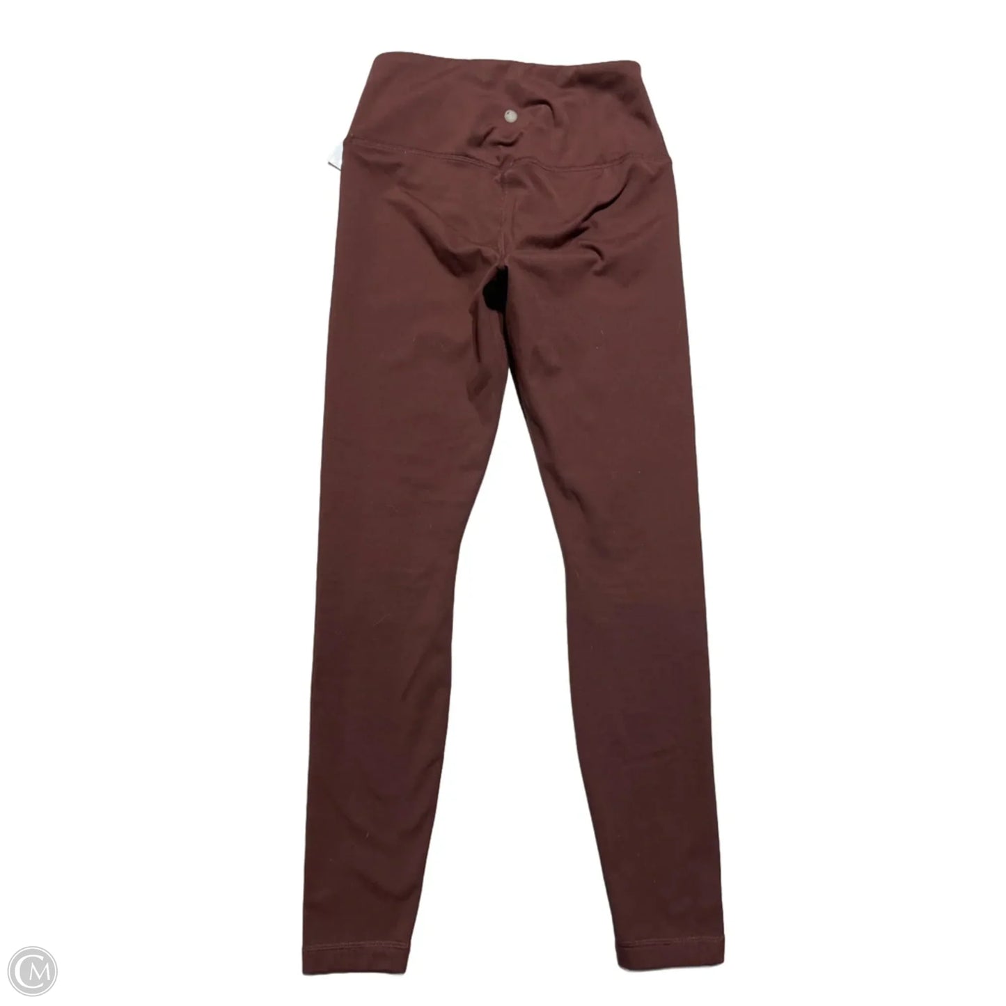 Athletic Leggings By Yogalicious In Maroon, Size: S