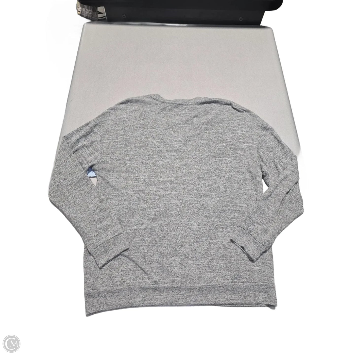 Top Long Sleeve By Tahari In Grey, Size: M