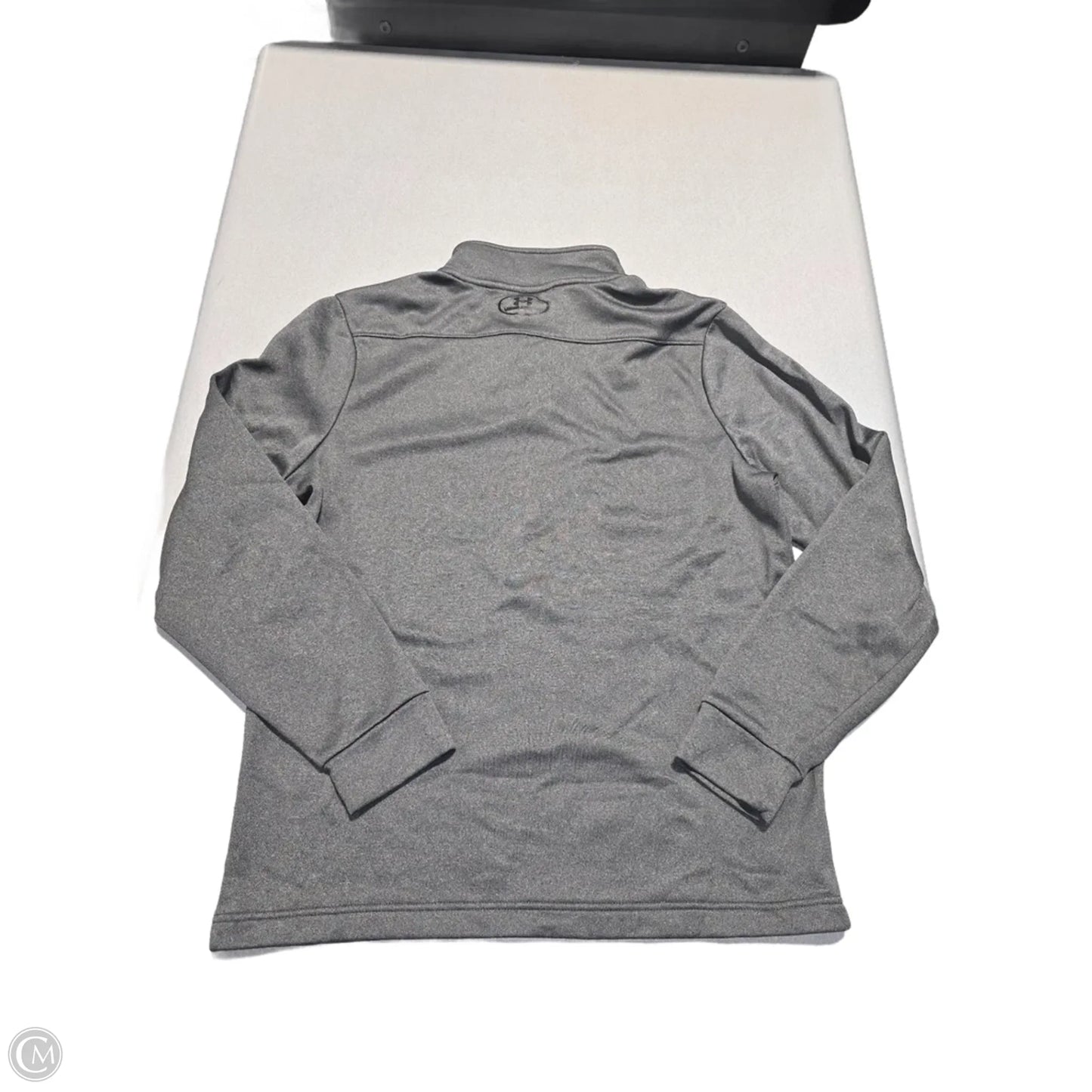 Athletic Jacket By Under Armour In Grey, Size: S