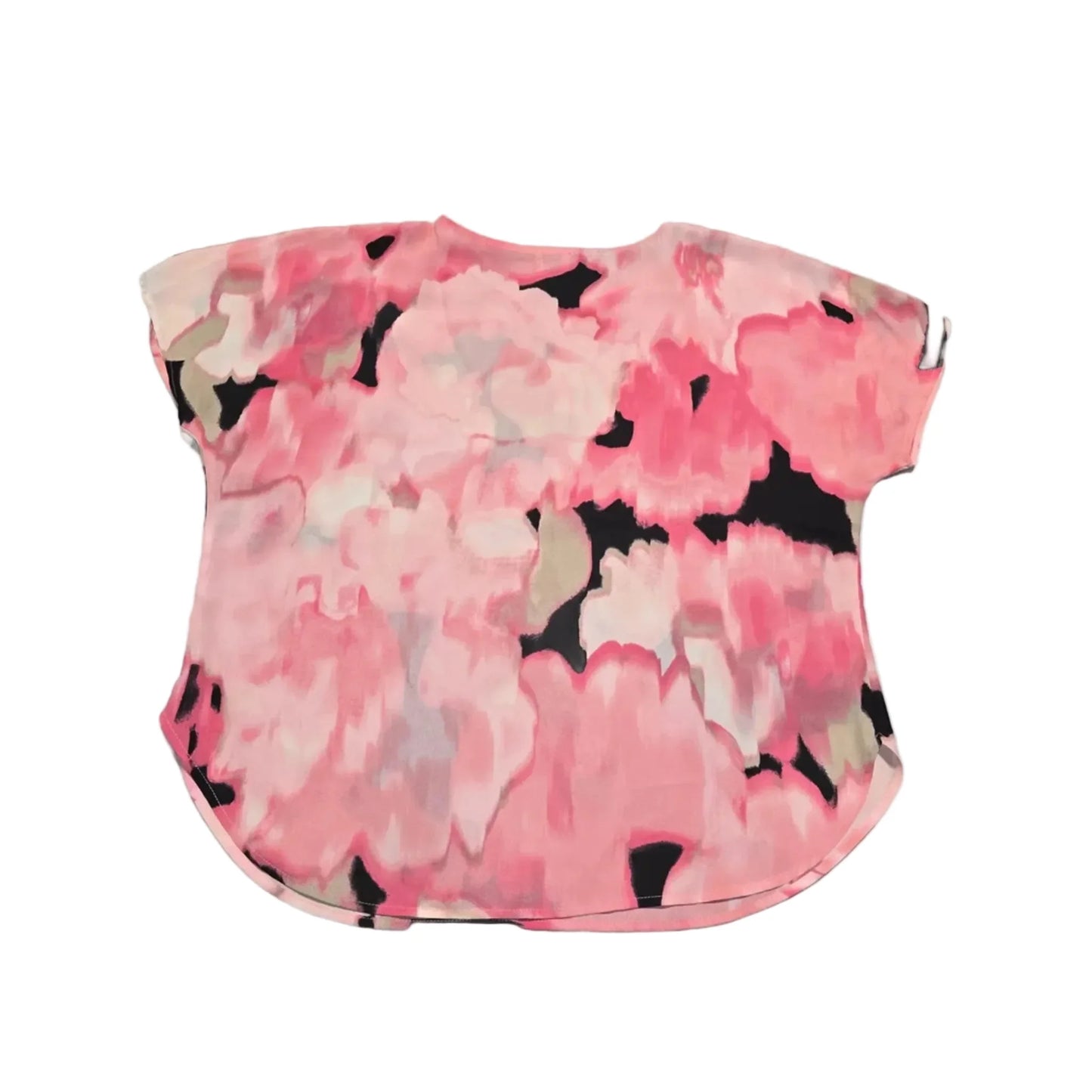 Top Short Sleeve By Anne Klein In Pink, Size: Lp