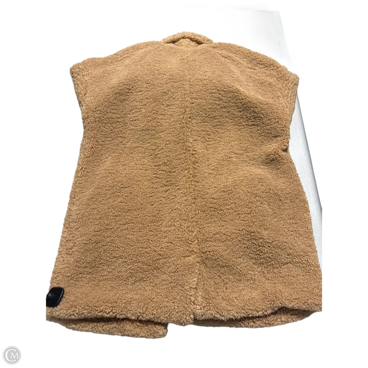 Coat Faux Fur & Sherpa By Thread And Supply In Tan, Size: L