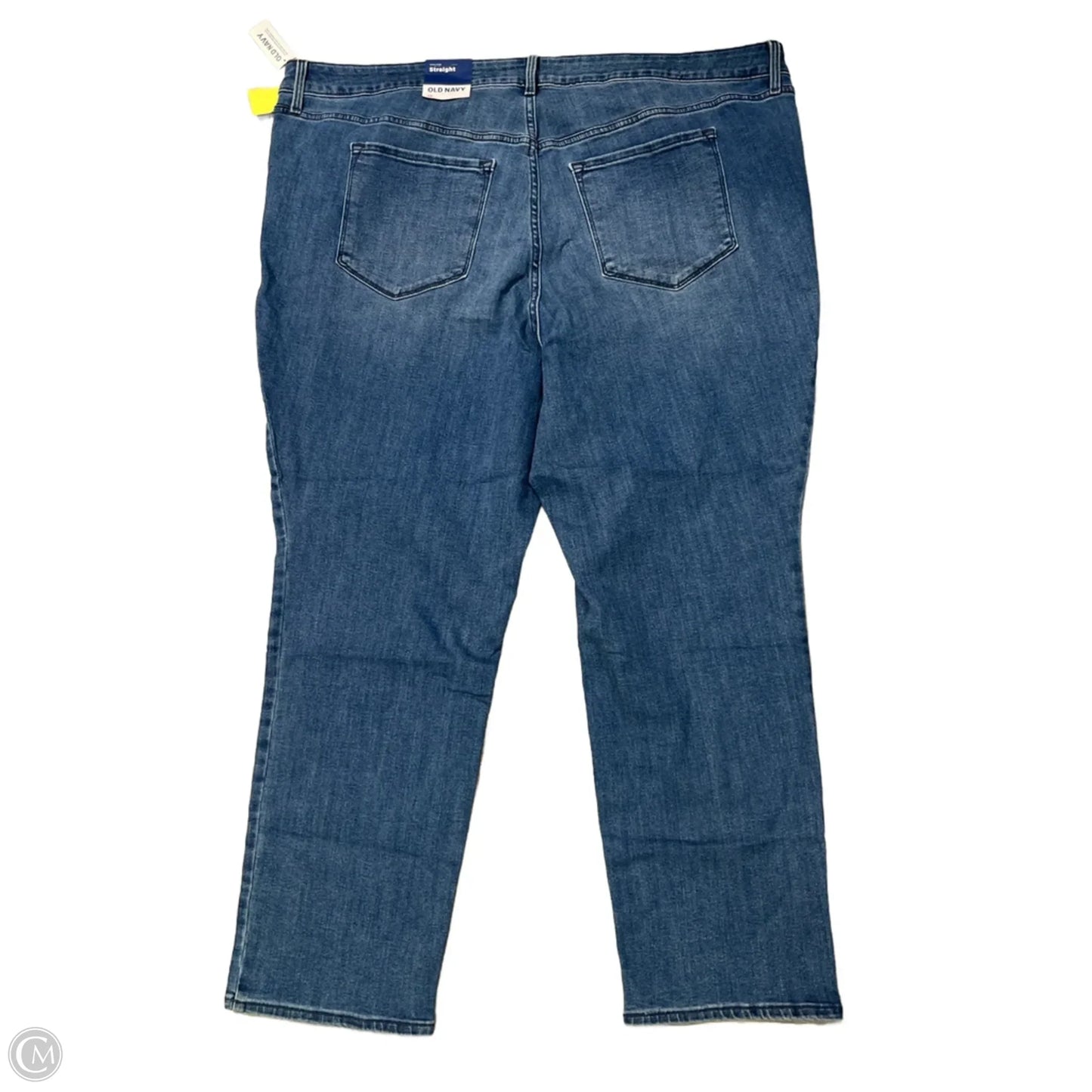 Jeans Straight By Old Navy In Blue Denim, Size: 26
