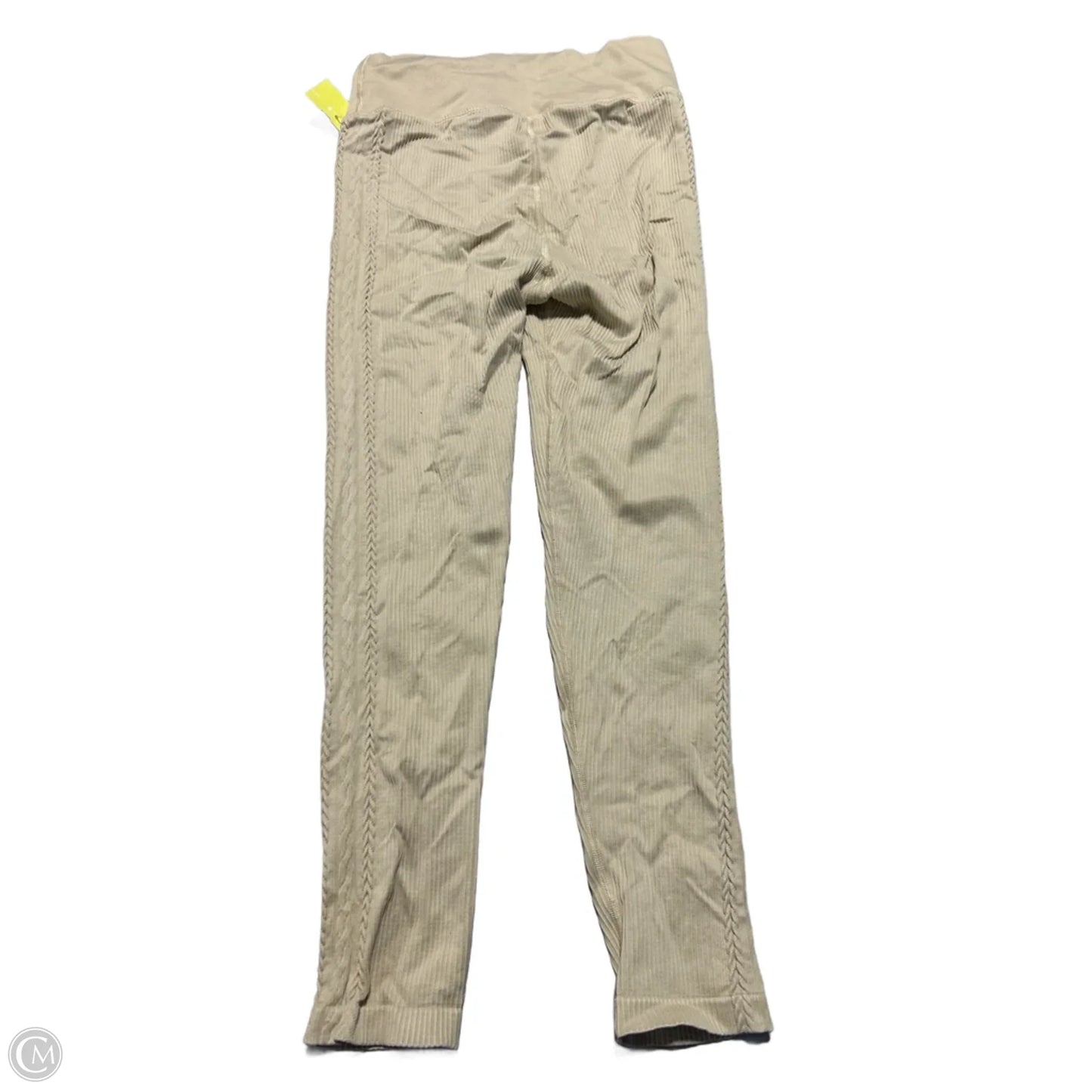 Athletic Leggings By Aerie In Cream, Size: Xl